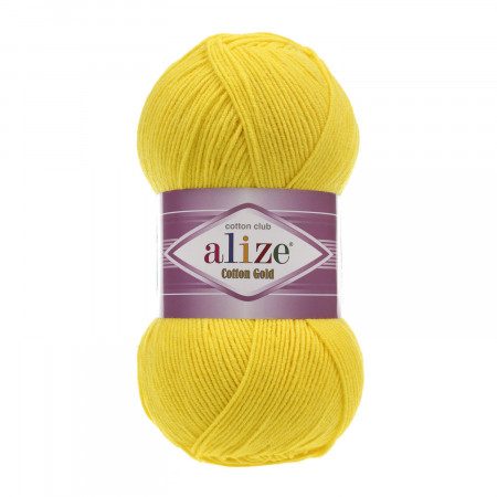 Farbe 110 gelb - ALIZE Cotton Gold Uni 100g